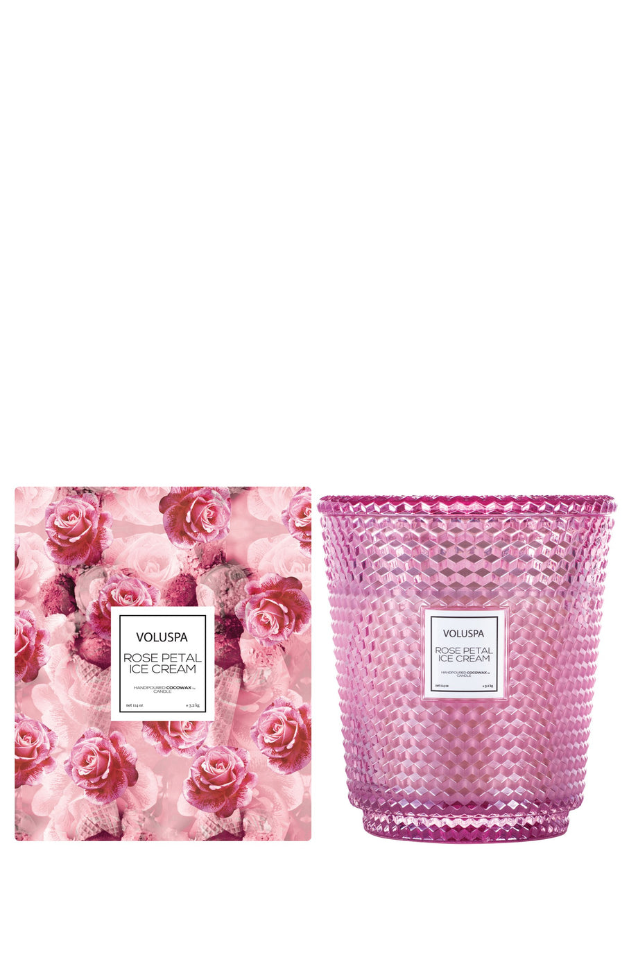 Rose Petal Ice Cream 5 Fitilli Mum Lüks ve Uzun Süreli Atmosfer