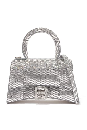 Balenciaga Hourglass XS Taşlı El Çantası