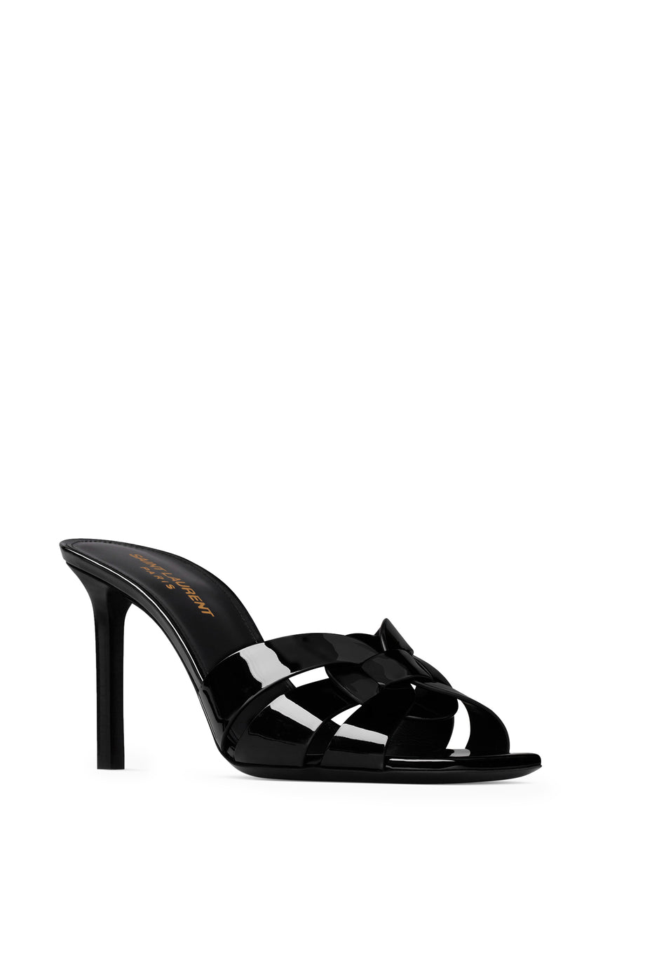 Saint Laurent Tribute Deri Topuklu Terlik