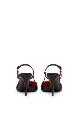 Valentino Garavani VLogo İmza 80 Slingback Deri Topuklu Ayakkabı