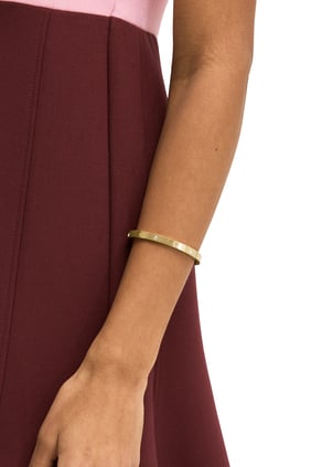Kate Spade Sonsuz Çiçek Desenli Altın Bilezik