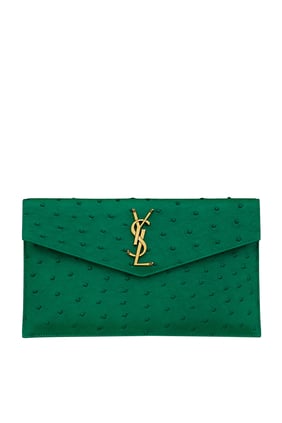 Orta Doğu Özel Tasarım Küçük Deri Clutch