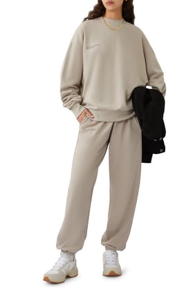 365 Ağırlıklı Sweatshirt - Taş