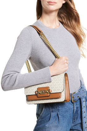 Michael Kors Heather Büyük Logo Omuz Çantası