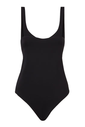 Modern Tank Bodysuit - Siyah