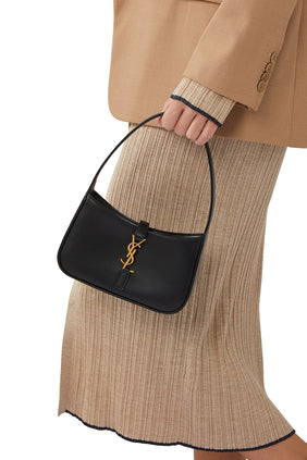 Saint Laurent Le 5 à 7 Mini Hobo Çanta - Siyah