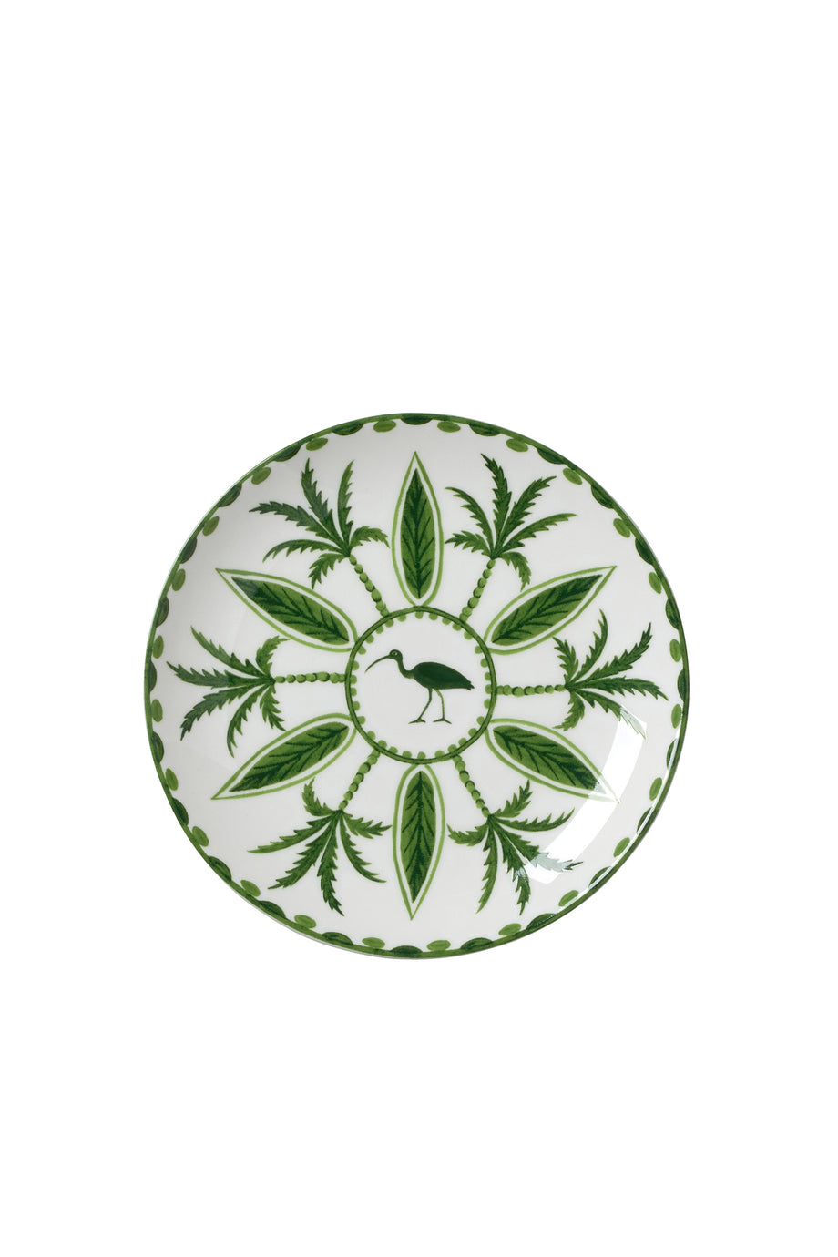 Doğu Esintili Desenli Zarif Bone China Sultan's Garden Tabak