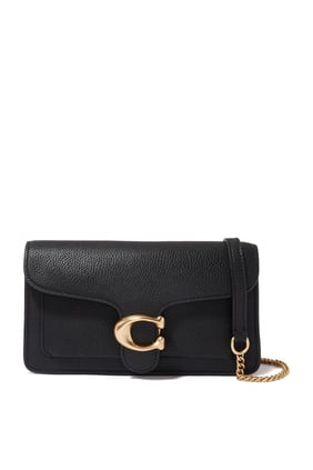 Tabby Zincir Clutch - Siyah