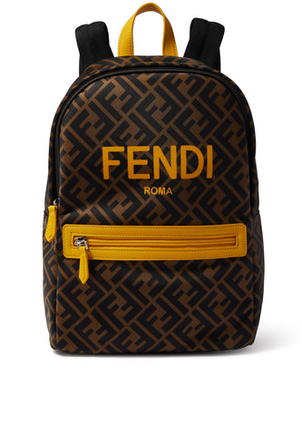 Çocuklar için Moda Fendi Sırt Çantası - Sarı