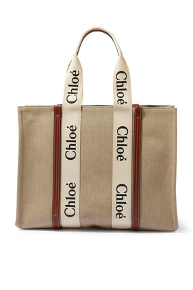Chloé Woody Büyük Tote Çanta