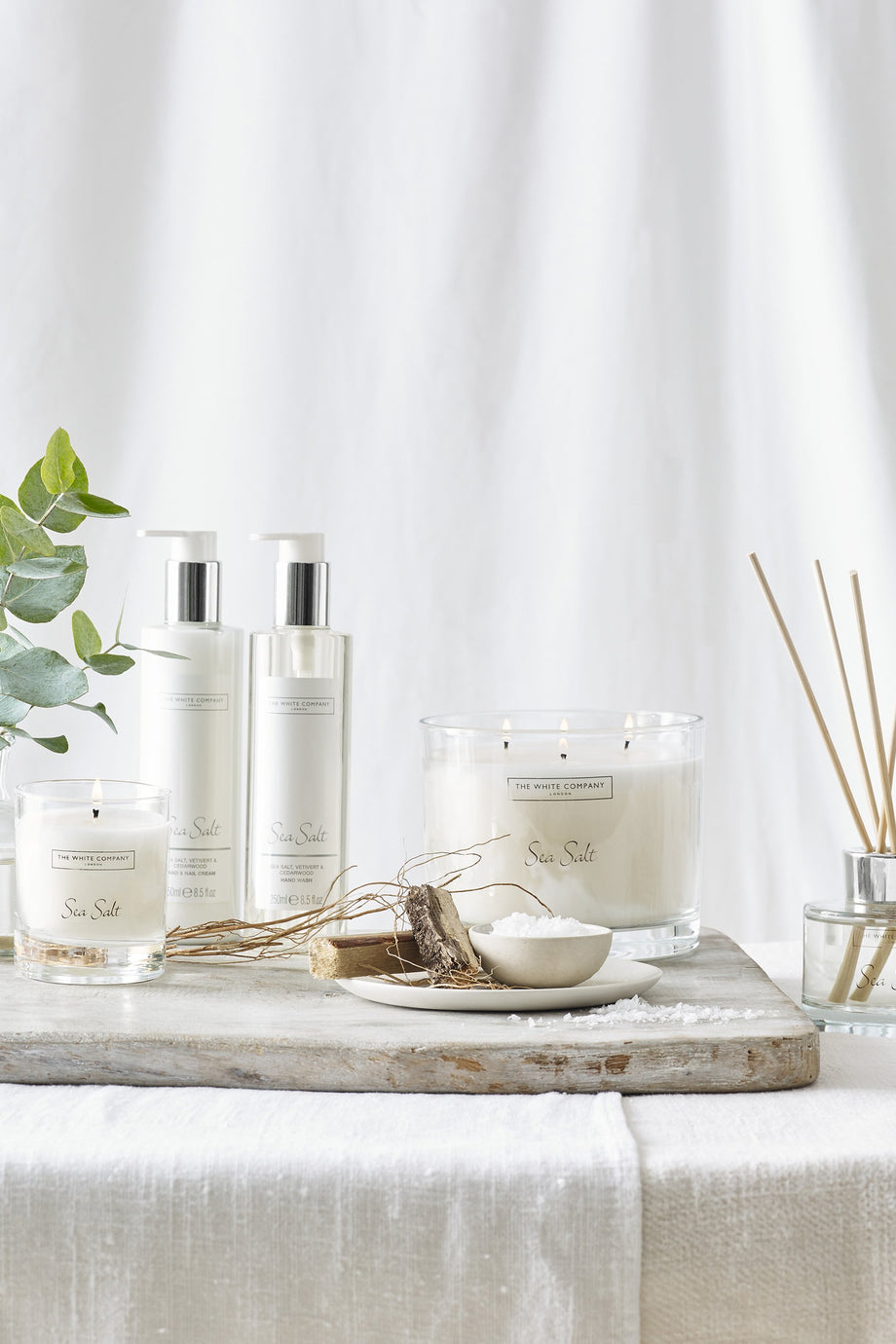 Sea Salt İmza Mum Deniz Tuzu ve Sedir Ağacı Kokulu Lüks Mum