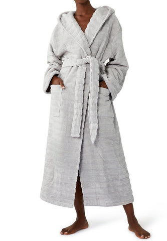 Ribbed Hydrocotton Bornoz – Lüks ve Rahat Banyo Bornozu