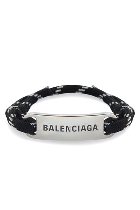 Balenciaga Logo Plakalı Bilezik