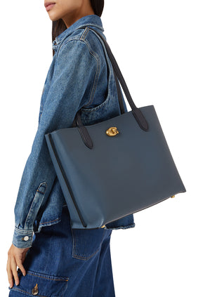 Şık Denim Tote Çanta - Coach