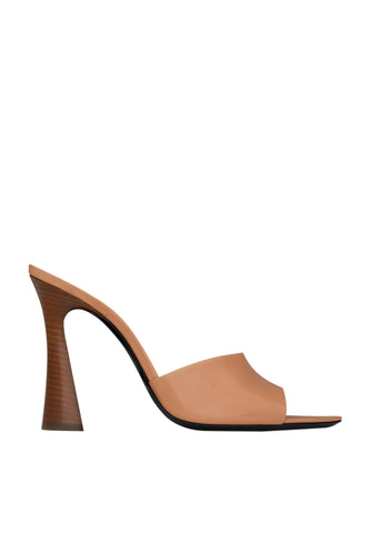 Saint Laurent Deri Mules - Şık ve Modern Tasarım