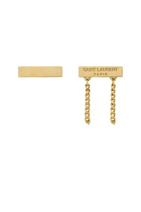Asimetrik Stud Küpeler - Saint Laurent