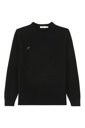 Geri Dönüştürülmüş Kaşmir Kısa Kollu Sweatshirt