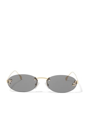 Fendi First Gözlük - Y2K Tarzı Metal Çerçeve