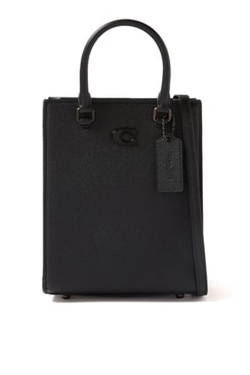 Siyah Deri Tote Çanta 16