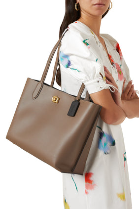 Willow Tote Çanta - Koyu Taş