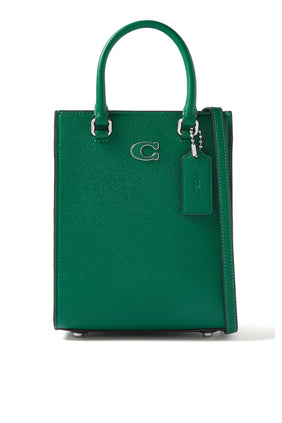 Yeşil Deri Tote Çanta 16