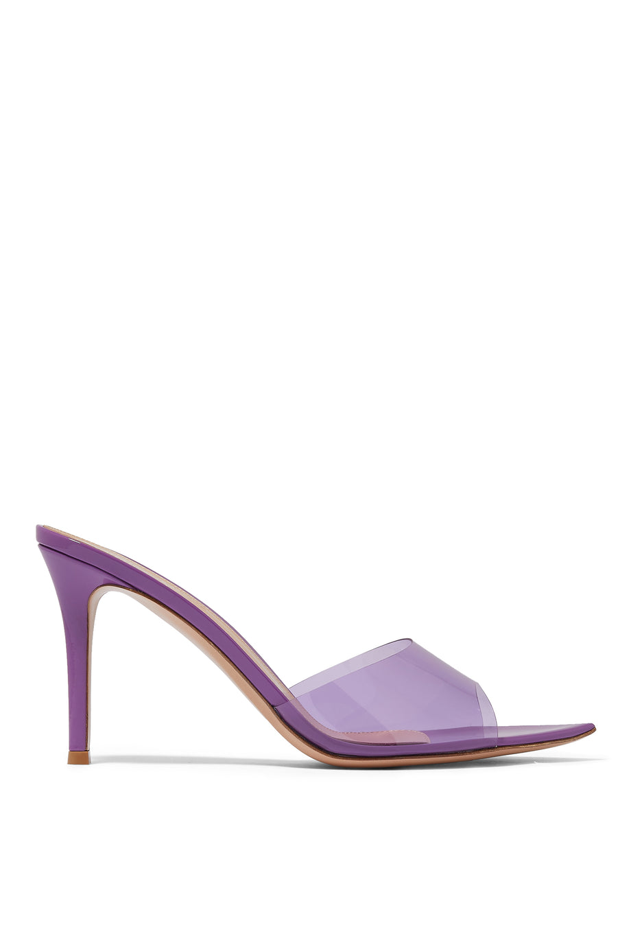 Elle 85 Plexi & Patent Deri Mules - Açık/Pastel Mor