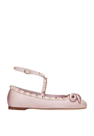 Valentino Garavani Rockstud Balerin Düz Ayakkabı