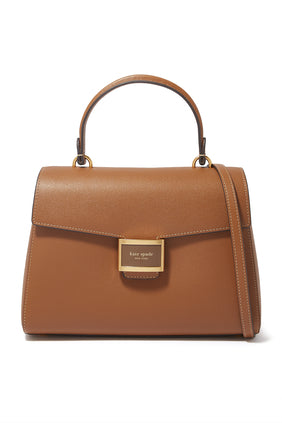 Katy Orta Boy Kol Çantası - Kahverengi
