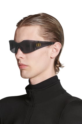 Balenciaga Saat Camı Maskeli Güneş Gözlüğü
