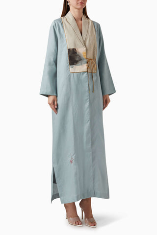 Kültürel Dokuları Yansıtan Desenli Abaya Uzun Kollu Rahat Şıklık ile Moda Trendleri