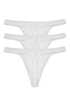 3'lü İnce Dikişli Kadın İç Çamaşırı Takımı