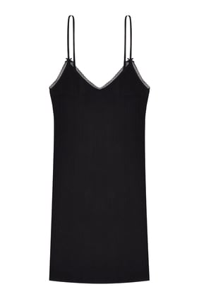 Kadın Pamuklu Slip Elbise - Cami Model
