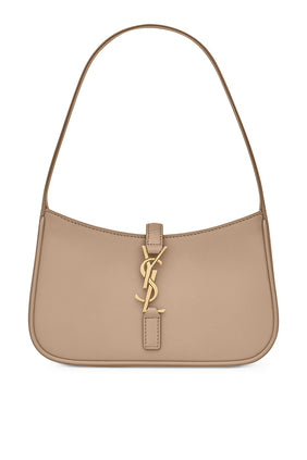 Saint Laurent Le 5 à 7 Mini Hobo Çanta - Bej