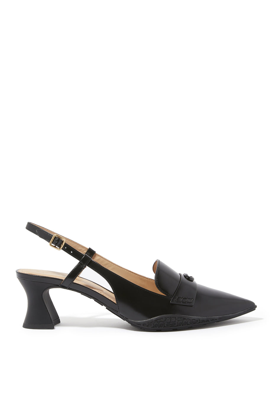 Nikola 57 Siyah Hybrid Slingback Sandalet
