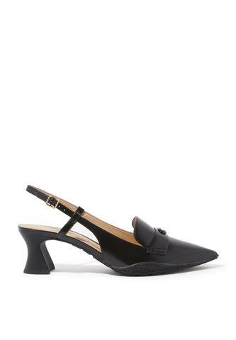 Nikola 57 Siyah Hybrid Slingback Sandalet
