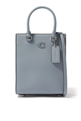 Deri Tote Çanta 16 - GRI