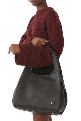 Lana Omuz Çantası - Siyah