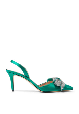 Emmanuel 70 Stiletto Topuklu Sandalet - Yeşil