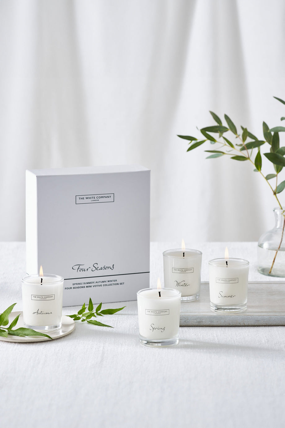 Dört Mevsim Mini Adak Mum Koleksiyonu Hediye Set