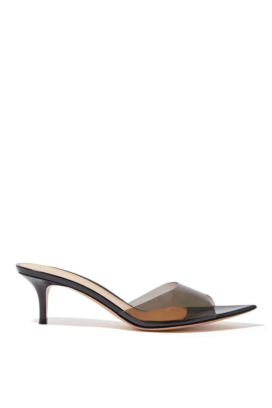 Elle 55 Plexi Mules - Siyah