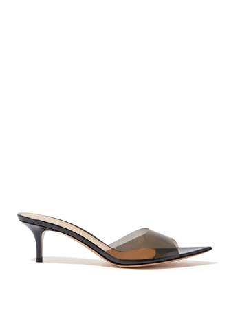 Elle 55 Plexi Mules - Siyah