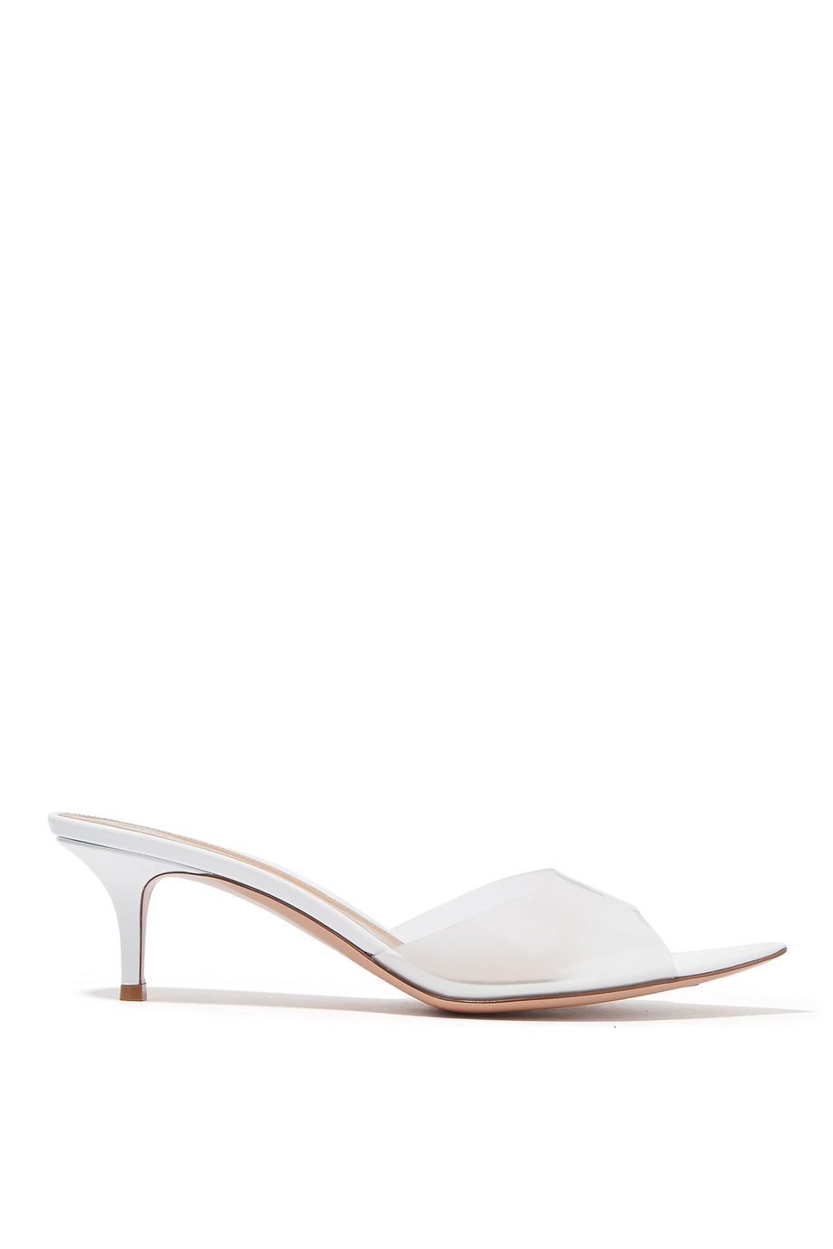 Elle 55 Plexi Mules - Beyaz
