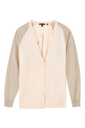 İki Tonlu Triko Hırka