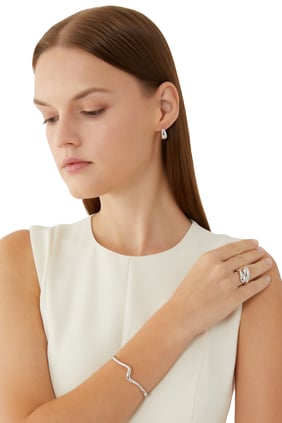 Molten Wave Kafes Bilezik, Geri Dönüştürülmüş Gümüş