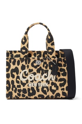 Leopar Desenli Cargo 34 Tote Çanta