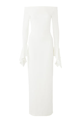 Amalie Maxi Elbise - Krem