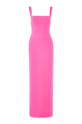 Joni Maxi Elbise - Pembe