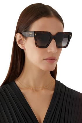 Fendi Roma Kare Güneş Gözlüğü