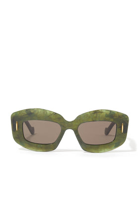 Retro Şık Chunky Ekran Güneş Gözlüğü