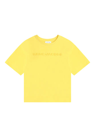 Çocuklar İçin Logo Kabartmalı T-Shirt - Sarı